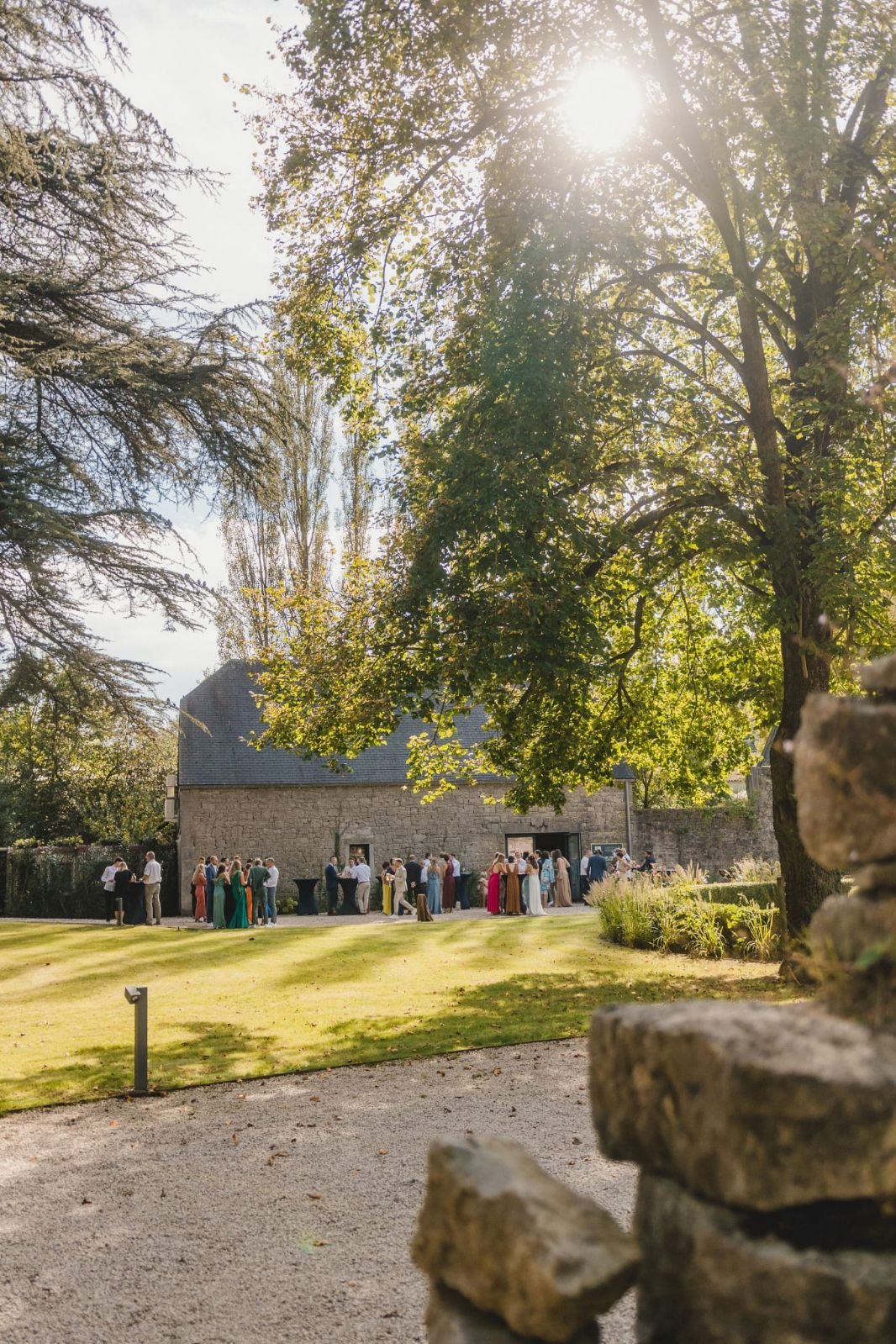 Allée d'arbres centenaires — Château de Chanxhe