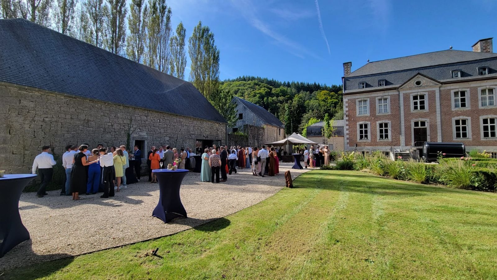 Événement en plein air au château — Château de Chanxhe